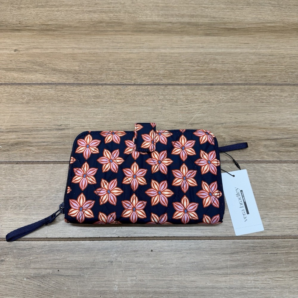 Vera Bradley Ultralight Essential Tab Wallet Floral Burst MSRP $89 ~ NWT